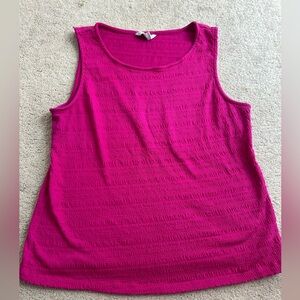 Croft and Barrow pink tank top XL